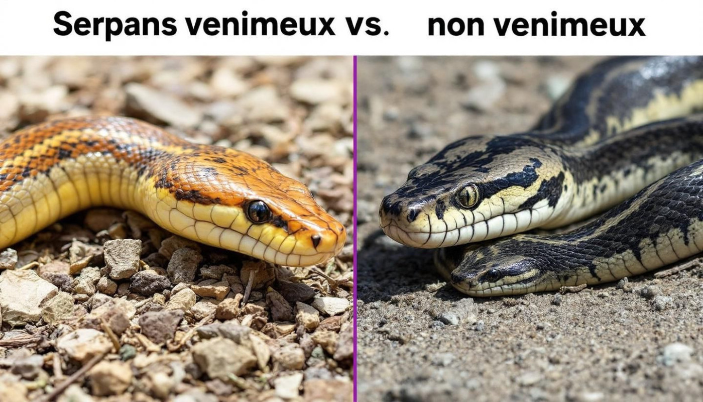 Comment différencier les serpents venimeux des non-venimeux en randonnée