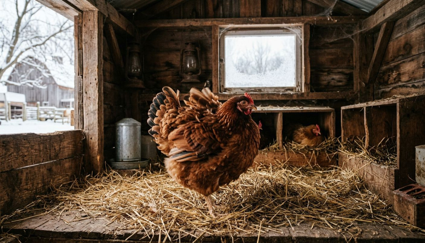 Comment optimiser le confort hivernal des poules pendant leur mue ?